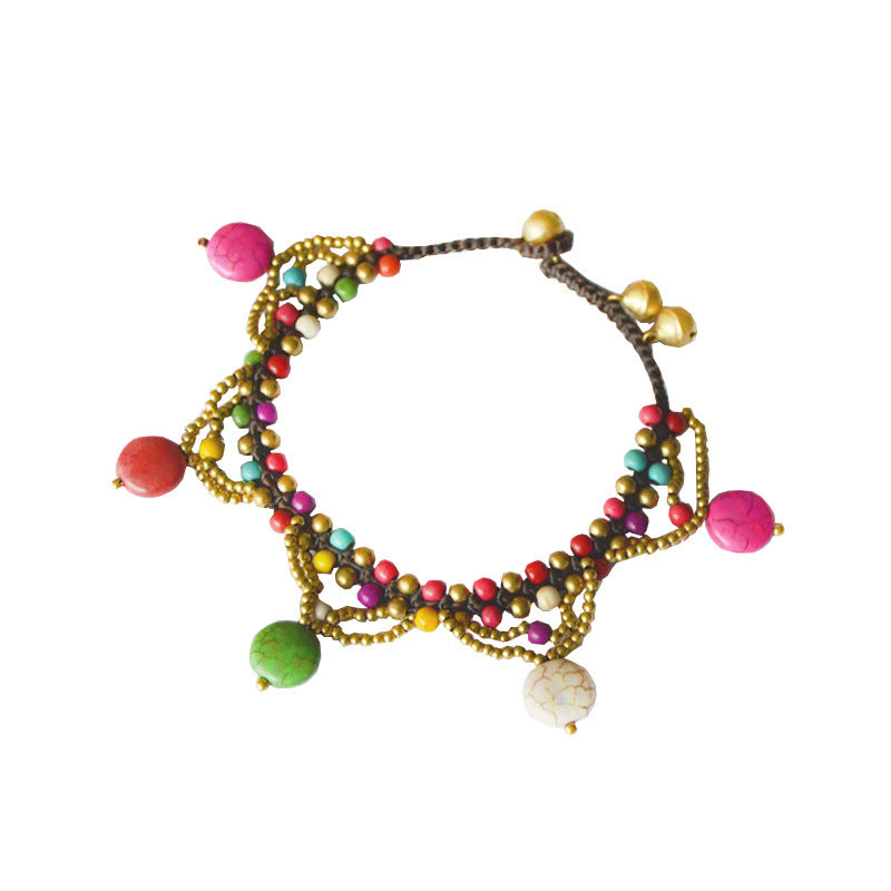 Beach Boho Turquoise Anklet
