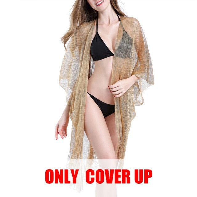 Tassel bikini cover up