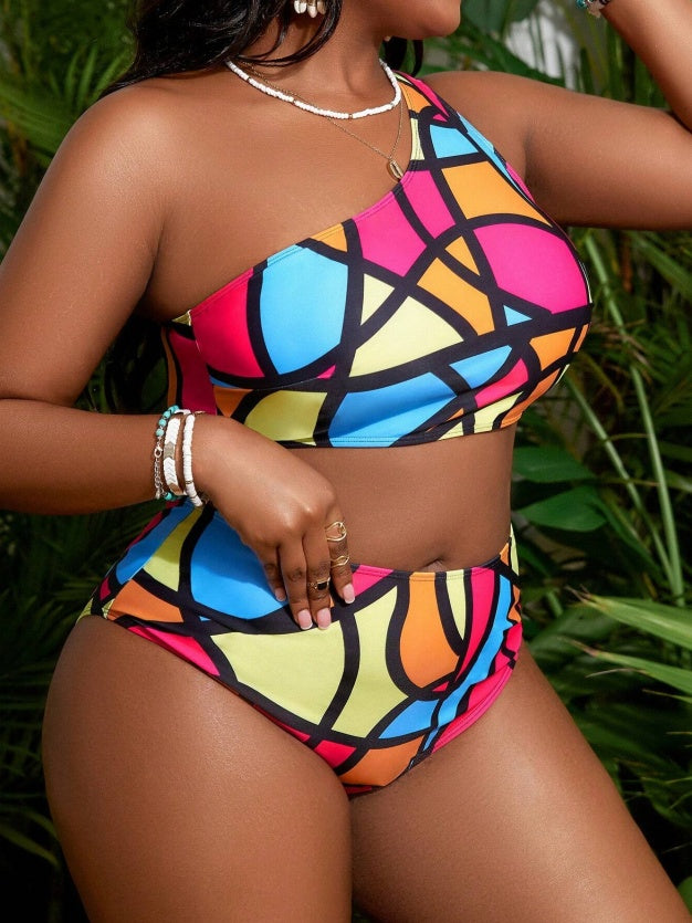 Two-Piece Plus Size Swimwear