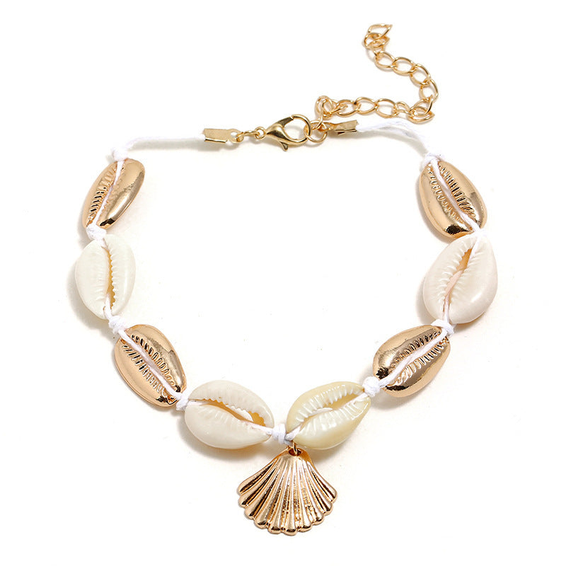 Cool Alloy Shell Beach Anklet