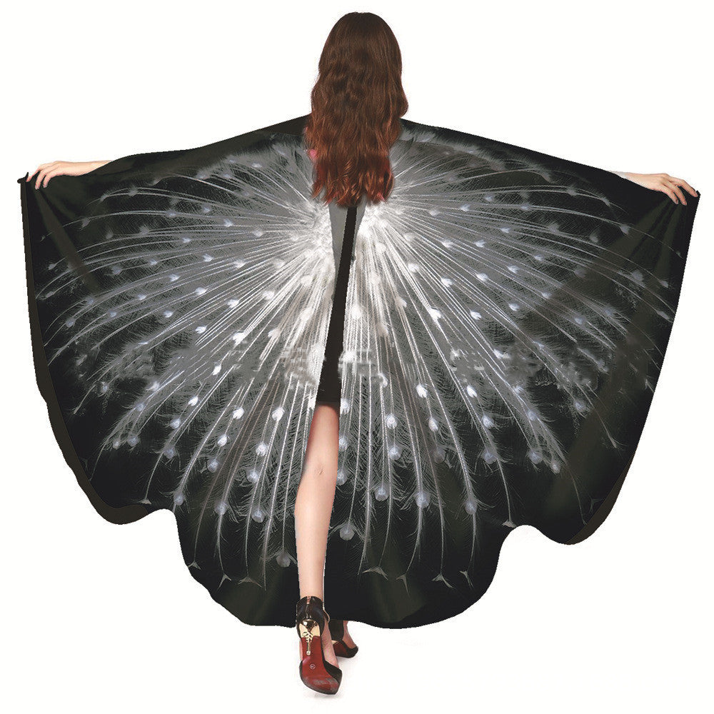 Printed Chiffon Butterfly Beach Towel