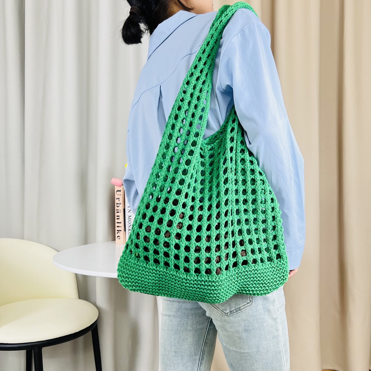 Knitted Beach Bag