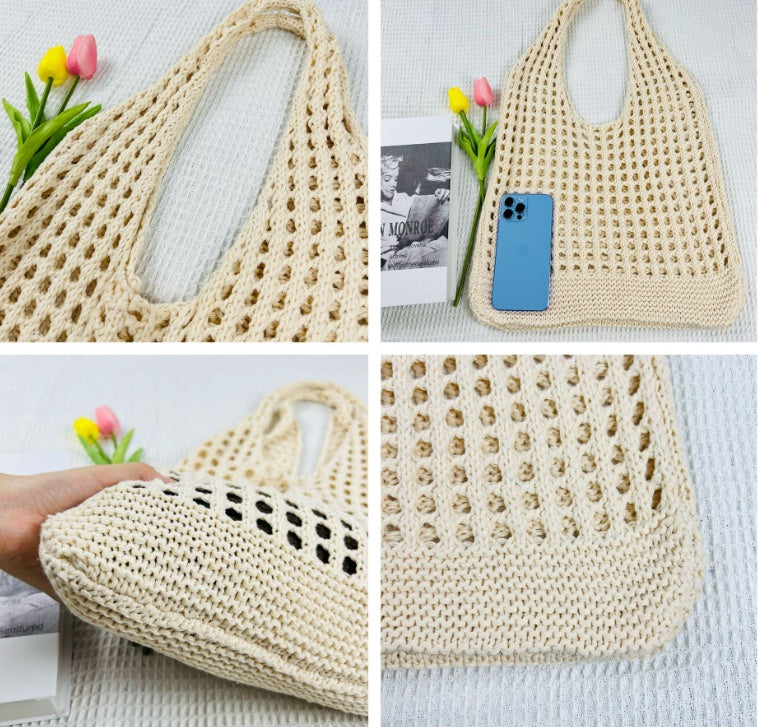 Knitted Beach Bag