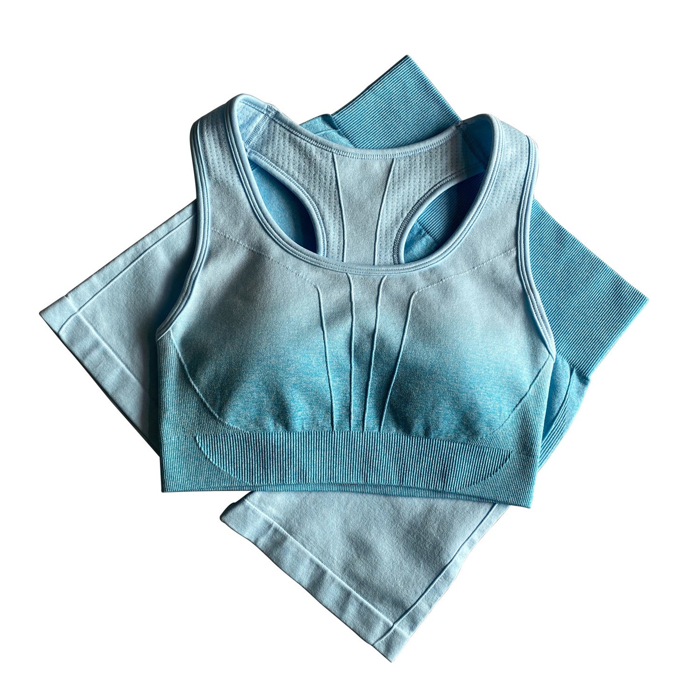 Trendy gym set top and short