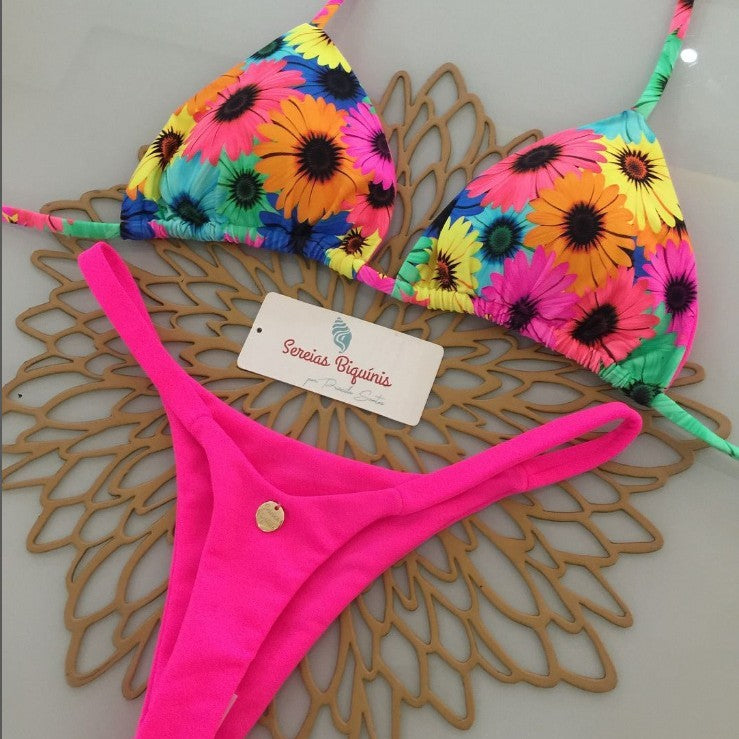 Brezillian Split Bikini Set