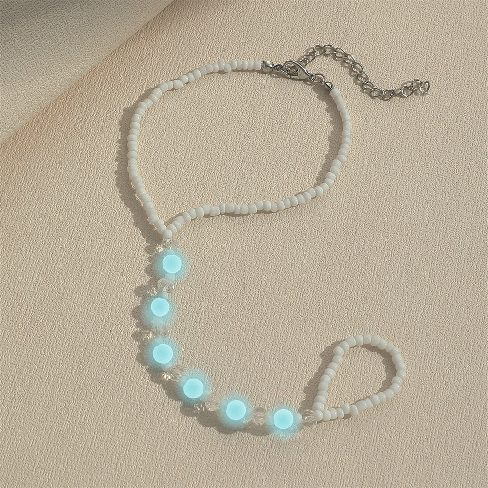 Beach Style Handmade Beaded Anklet