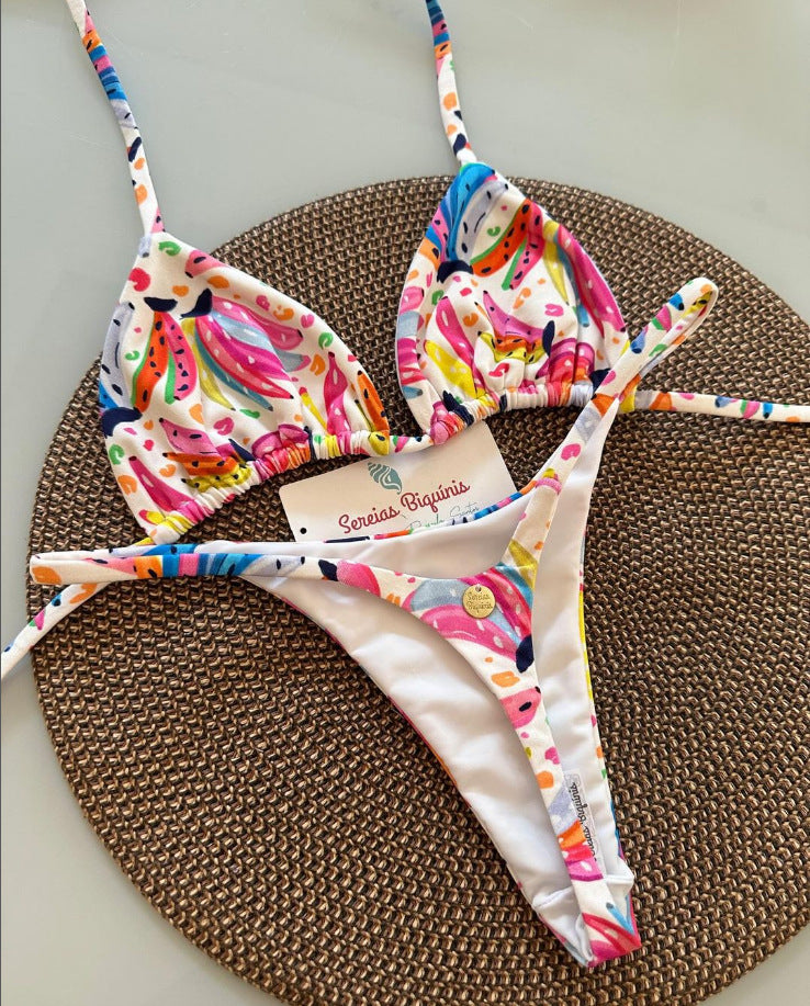 Brezillian Split Bikini Set