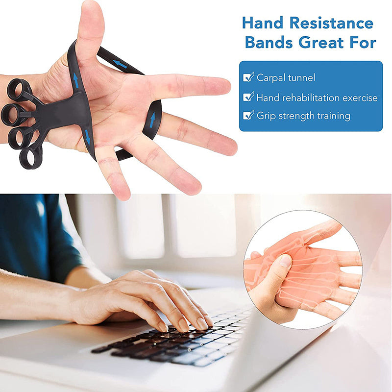 Silicone Finger Exercise Stretcher Rehabilitation Training