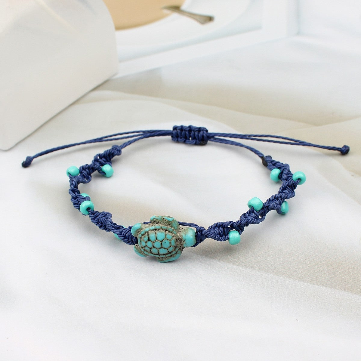 Adjustable Turquoise Beach Bracelet