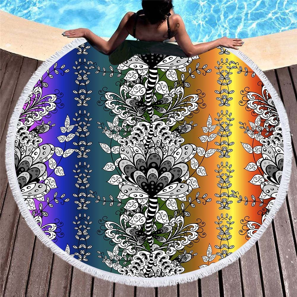 Round Beach Towel