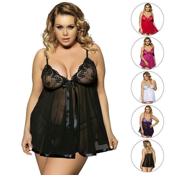 Plus size lingerie