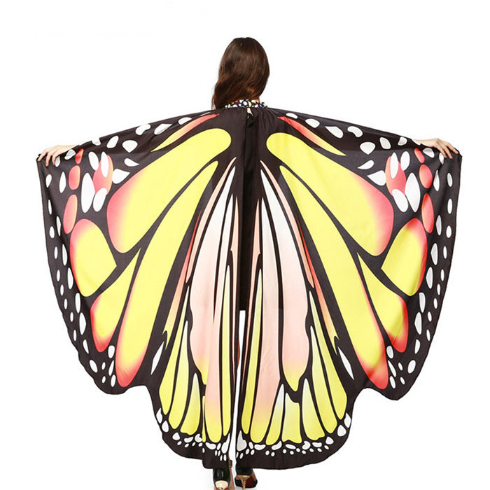 Printed Chiffon Butterfly Beach Towel