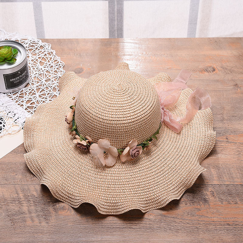 Elegant Wide Brim Beach Hat