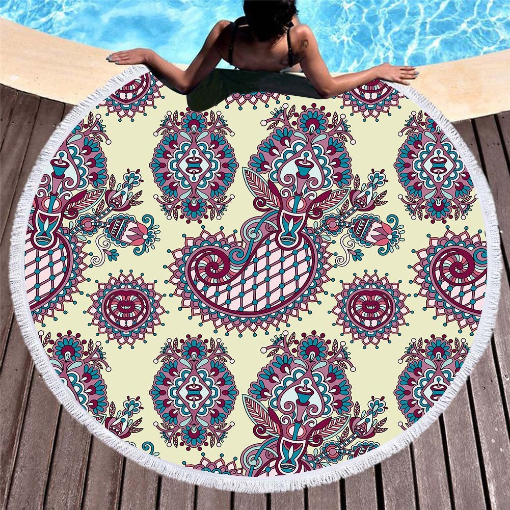 Round Beach Towel