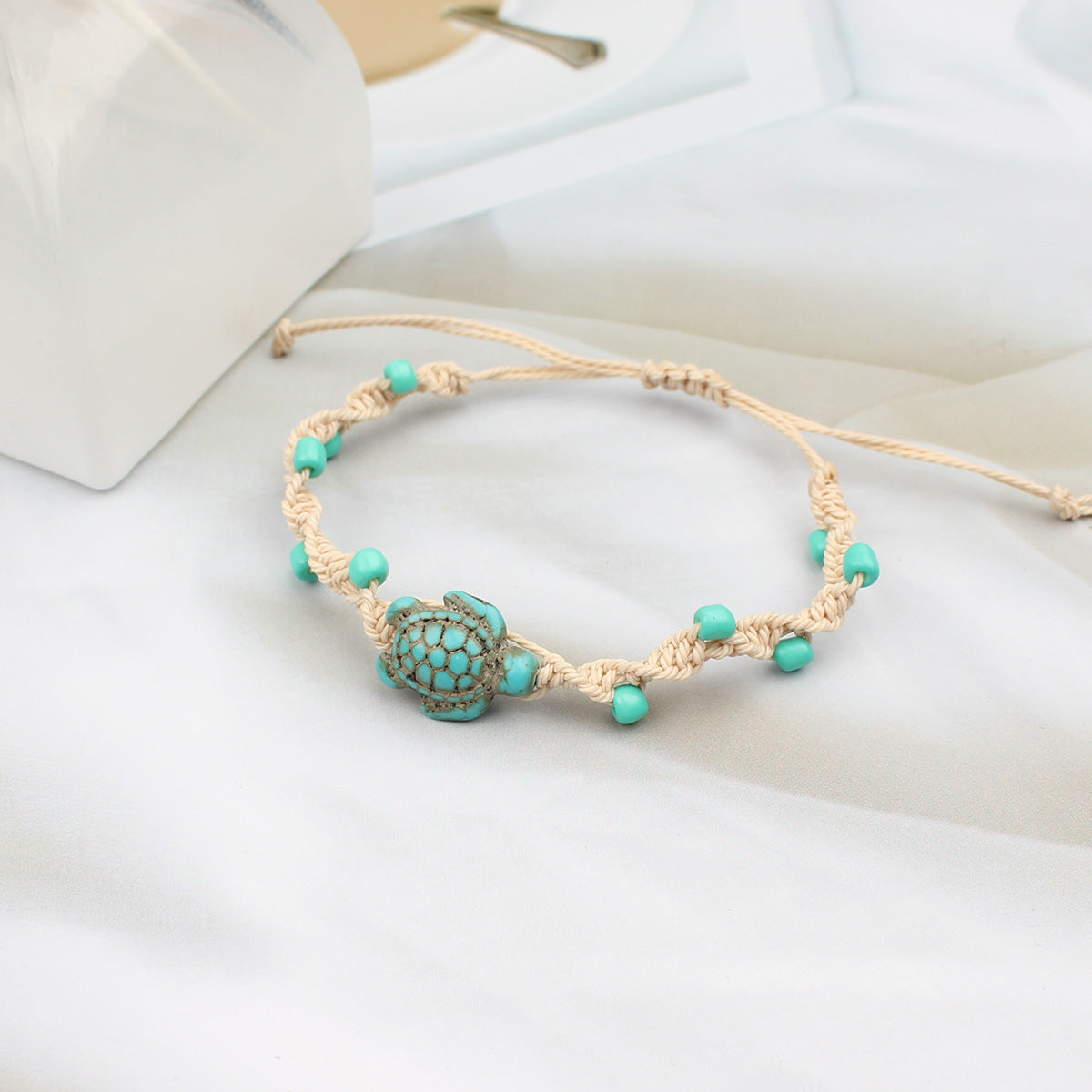 Adjustable Turquoise Beach Bracelet