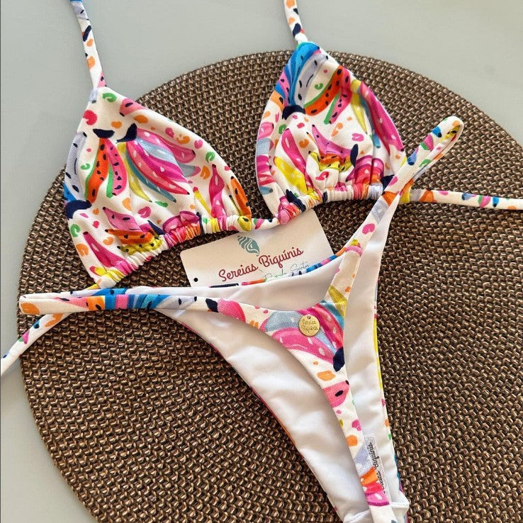 Brezillian Split Bikini Set