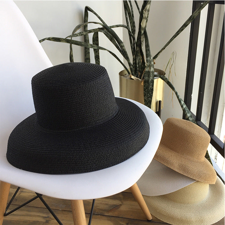 Big brim beach straw hat