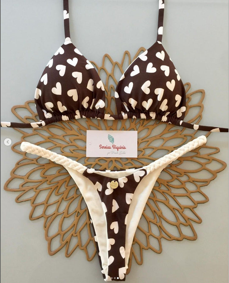 Brezillian Split Bikini Set
