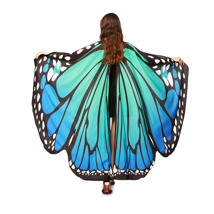 Printed Chiffon Butterfly Beach Towel