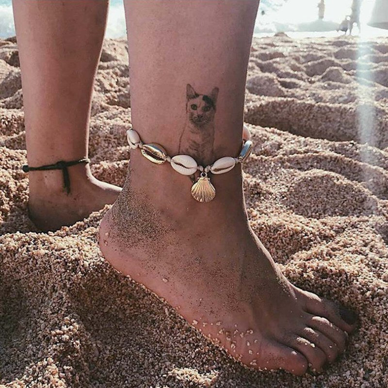 Cool Alloy Shell Beach Anklet