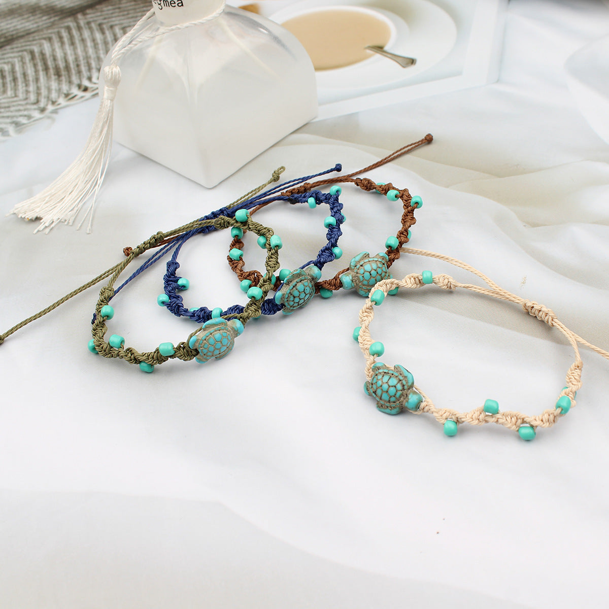 Adjustable Turquoise Beach Bracelet