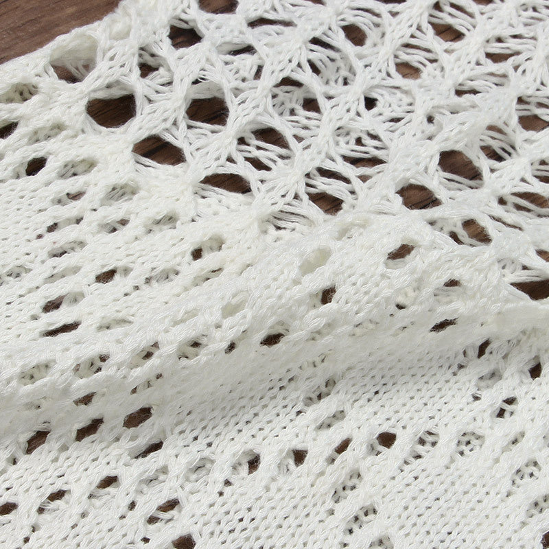 Knitted Hollow Bikini Cover Up Dress
