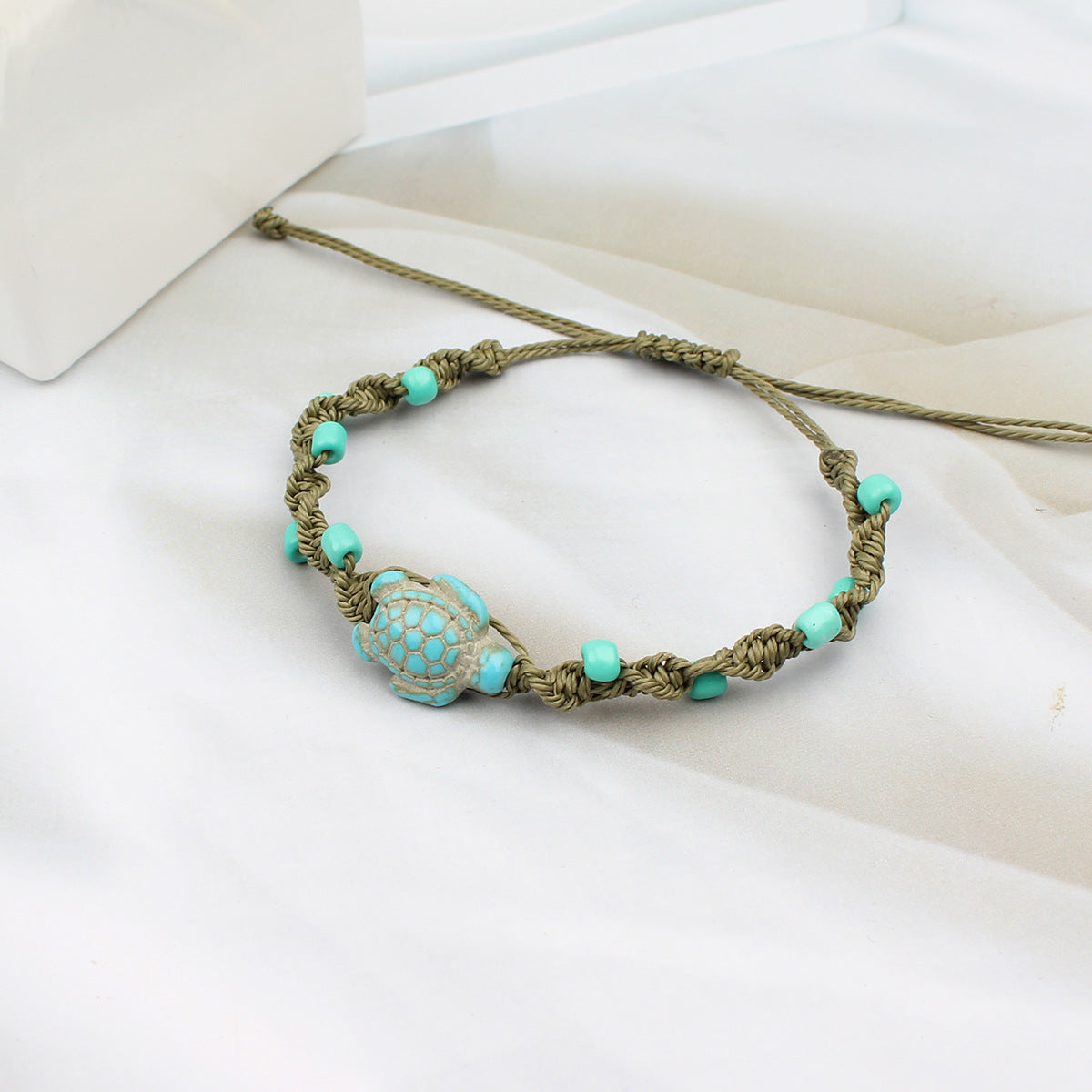 Adjustable Turquoise Beach Bracelet