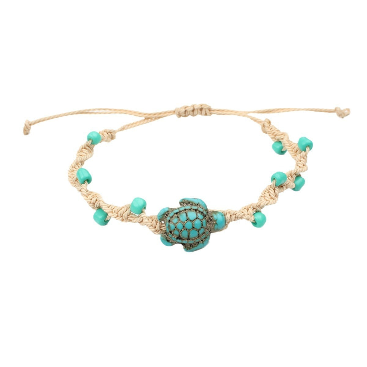 Adjustable Turquoise Beach Bracelet