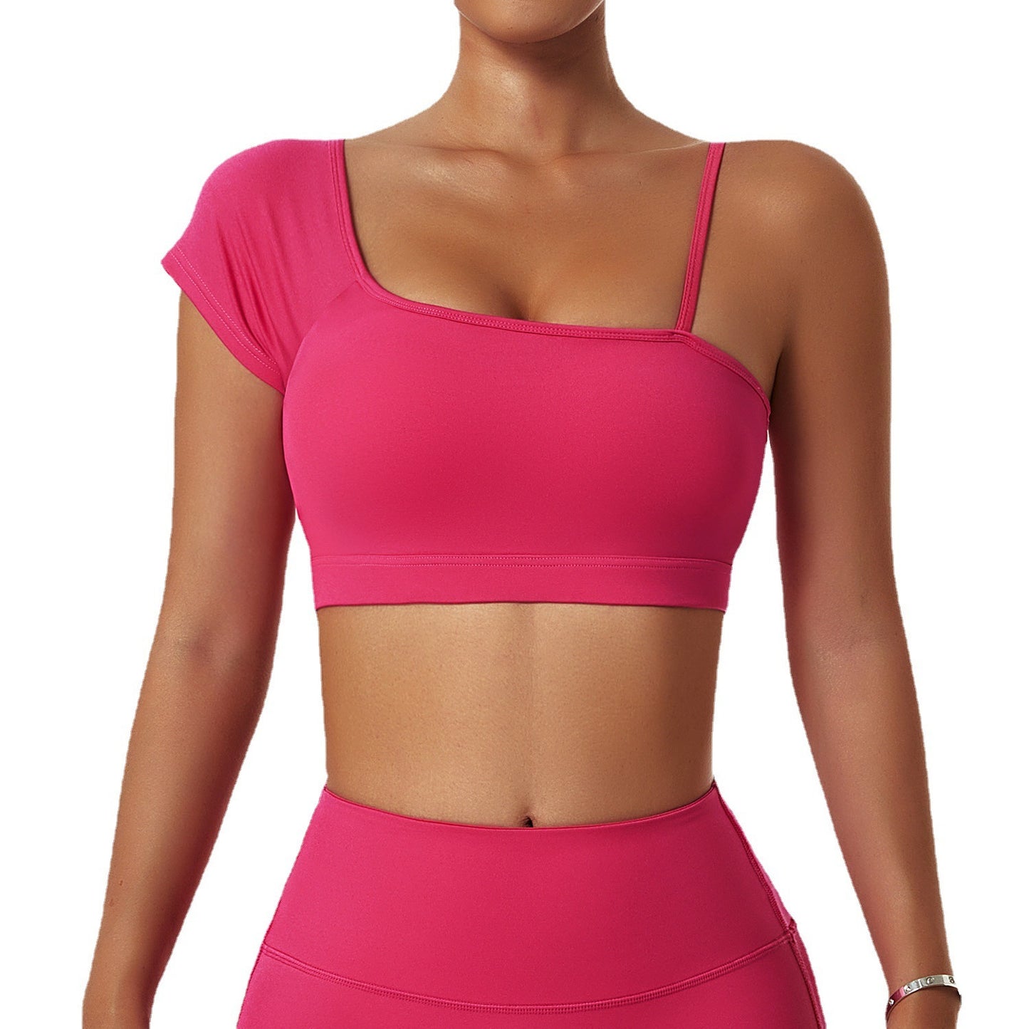 Off-shoulder Gym Wear Set