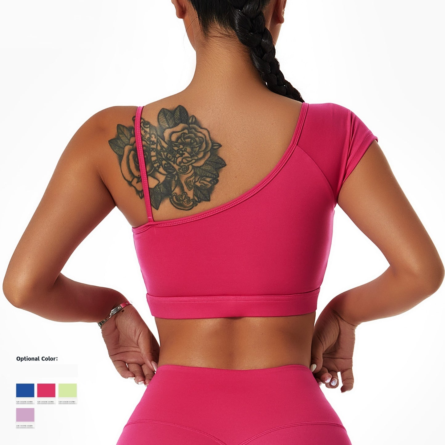 Off-shoulder Gym Wear Set