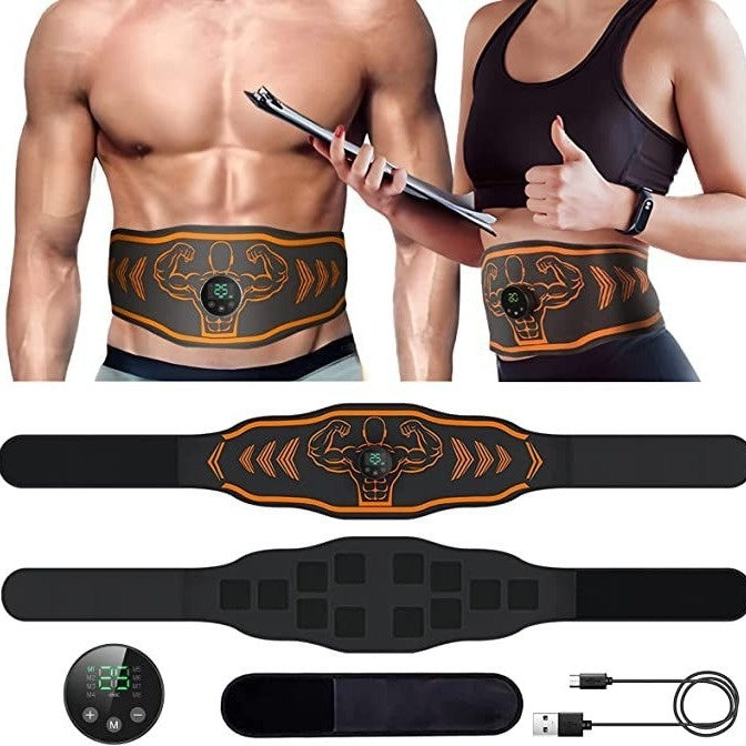 Smart electric Belt Fitness, abdominal muscle trainer